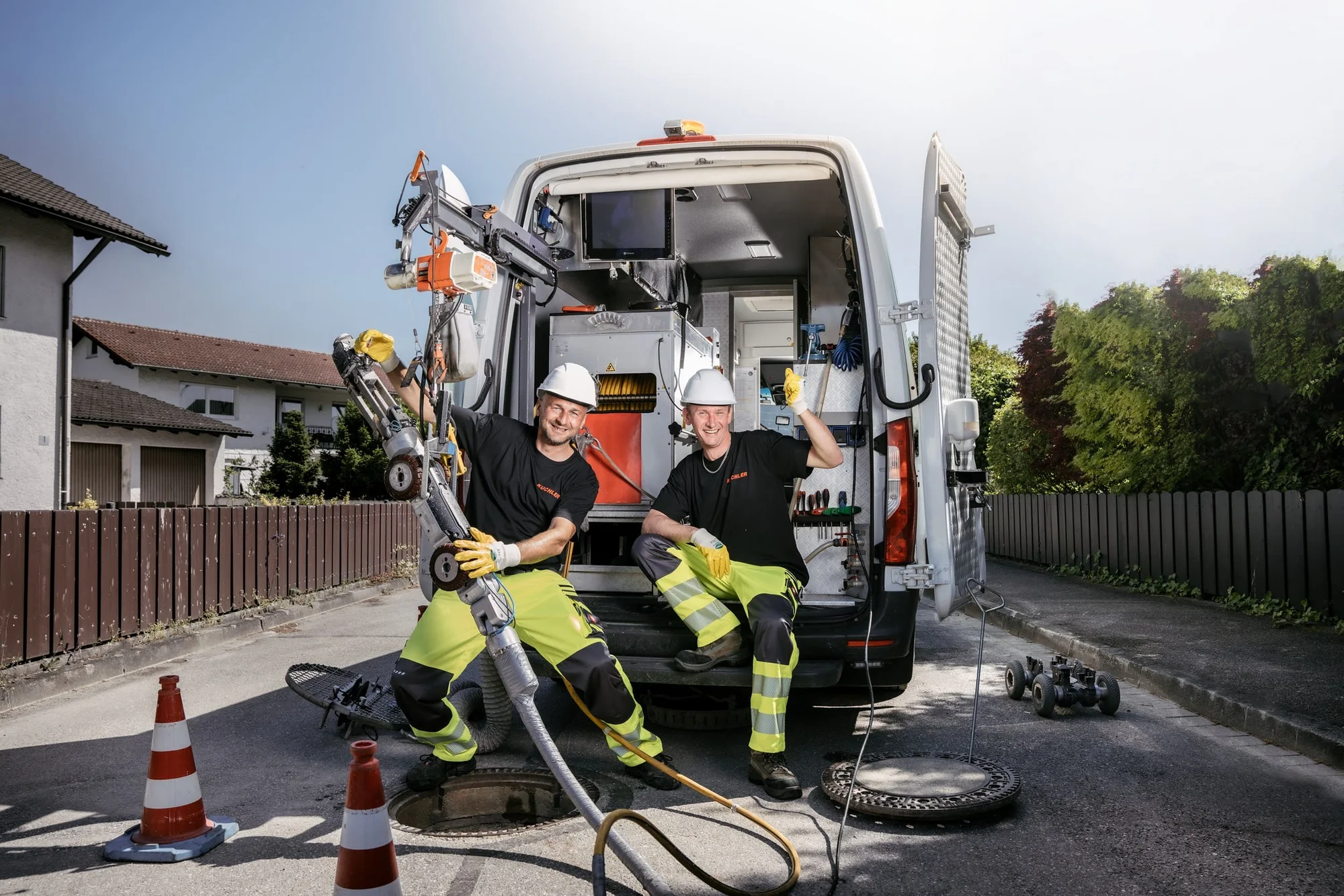 Kuchler Kanalservice Team in Straubing